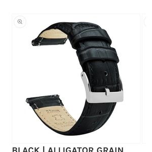 Authentic Raymond weil watch strap ADJUSTABLE, black